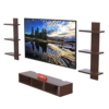 Amazon Brand - Umi Wooden Wall Mounted TV Unit, Cabinet, with TV Stand Unit Wall Shelf for Living Room (Brown) - Image 7