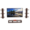 Amazon Brand - Umi Wooden Wall Mounted TV Unit, Cabinet, with TV Stand Unit Wall Shelf for Living Room (Brown) - Image 5