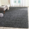 CARPET PLANET Modern Polyester Anti Slip Shaggy Fluffy Fur Rug and Carpet for Living Room, Bedroom, Hall, Area Rug Shaggy (6X8 FEET, Solid-Grey) - Image 2