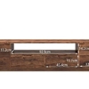 REKHA ART AND CRAFT Solid Sheesham Wood TV Cabinate TV Stand with Storage Space for Home | TV Cabinate Set Top Box Space, TV Unit for Living Room Hall Bed Room | Colour - Teak Finish - Image 5