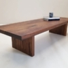 Leymo Furniture Officer Stool, Living Room Stool Furniture Medium Size, Solid Sheesham Wood, Brown - Image 2