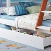 Mandarin Solidwood Twin Over Double Bunk Bed for Kids with Underbed Storage - Blue - Image 4