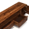 REKHA ART AND CRAFT Solid Sheesham Wood TV Cabinate TV Stand with Storage Space for Home | TV Cabinate Set Top Box Space, TV Unit for Living Room Hall Bed Room | Colour - Teak Finish - Image 7