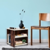 ABOUT SPACE Portable Wooden Centre Table , End & Sofa Side Table , Bed Side Table , Corner Coffee Table with Solid Finish Space Saving Furniture with Storage for Living Room , Bed Room , Balcony for Home Decor (50 x 50 x 52 cm) - Image 9