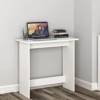 NE Furniture Modern White Desk Work from Home Table, Home Office Computer Table, Kids Study Desk Office Table, Wood Table(80x40 cms) (White) - Image 5