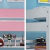 Mandarin Solidwood Twin Over Double Bunk Bed for Kids with Underbed Storage - Blue - Image 5