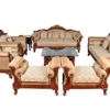WOOD KARTINDIA Woodkartindia Royal Design Maharajah Look Sofa Set Couch with Center Table(Without Mirror) for Home Furniture Living Room Furniture - Image 2