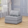 FORESTER FURNITURE Grey Color Single Sofa for LIVINGROOM Bedroom Hall Grey Color - Image 5