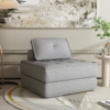 FORESTER FURNITURE Grey Color Single Sofa for LIVINGROOM Bedroom Hall Grey Color - Image 3