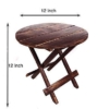 Furniture Hub Marvelous Look Premium Antique Coffee Table Wooden Folding Side Table - Image 4