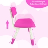 Sunbaby Kids Chair (Height Adjustable/Flexible) Strong Frame, Study Chairs, Portable, Kids Furniture Broad Wide Seating, Correct Posture Supports Back Ergonomic Design (Pink) - Image 5