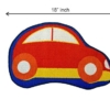 Status™ 3D Digital Printed Car Shape Kids Door Mats for Kids Room Size: 18"x28" (Pack of 1) - Image 3