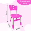 Sunbaby Kids Chair (Height Adjustable/Flexible) Strong Frame, Study Chairs, Portable, Kids Furniture Broad Wide Seating, Correct Posture Supports Back Ergonomic Design (Pink) - Image 8