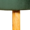 ShadowKart Ottoman Pouffes Stool for Living Room Mudda Sitting Furniture Footrest Seat Pouffe Puffy Foam Stool Footstool for Office Home Decor, 16x16x17 Inch, Green - Image 5