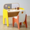 Smartsters Engineered Wooden Study Table | Study Table with Pin-up Board & White Board | Kids Study Table for 4 to 10 Years | Rockstar Study Table for Kids | 40X37X24 Inches, Yellow - Image 2