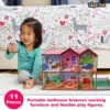 Toyshine Big Size Wooden DIY Doll House for Kids with Furniture, Dolls, Side Garden and Much More! Play House Learning Toy for Girls Boys 3 4 5 6 7 Year Old Birthday Gift Dollhouse - Image 8