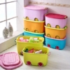 STAR WORK 25 Liters/Toy Storage Organiser/Toy Basket Storage for Kids/Toy Basket Storage Box for Kids Big Size (Pack Of 2 / Stackable/Wheels/Locking Lid & Handle) - Image 5