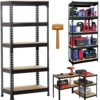 JD Fresh 5 Tier Shelf Iron Rack for Storage, Metal Rack Shelves for Storage, Foldable Steel Shelf Rack for Storage Multipurpose, Storage Rack, Metal Racks and Shelves - Image 2