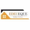 EDEUEQUE Oval Coffee Table Mid-Century Sofa Table Nesting Table End Table TV Stand Functional Centre Table for Living Room Bedroom Home Office Furniture Black and White - Image 5