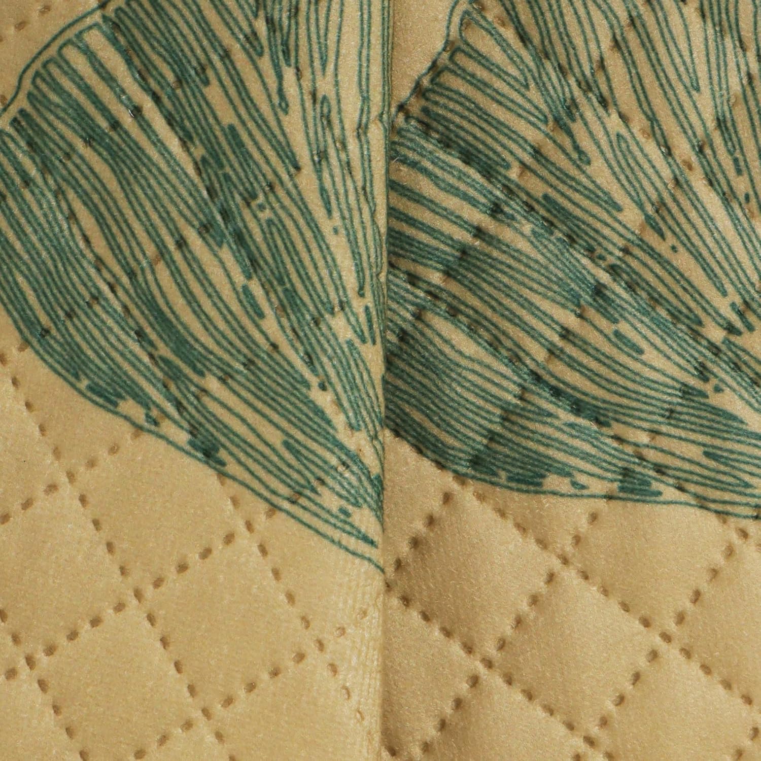 STITCHNEST Quilted Velvet Sofa Cover – 24x30 Inch, Multicolor Pastel Geometric Design, Soft & Luxurious, Washable Sofa Protector for 1-Seater - Image 5