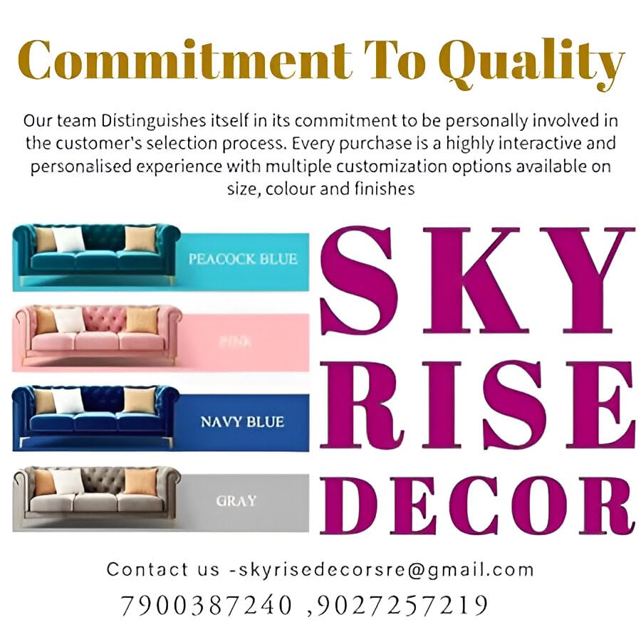 Modern Classic 5 Seater Sofa Couch Fabric & Valvet 3+1+1Foootrest Tufted Chesterfield Sofa Living Room and Office (Teal Green) - Image 9