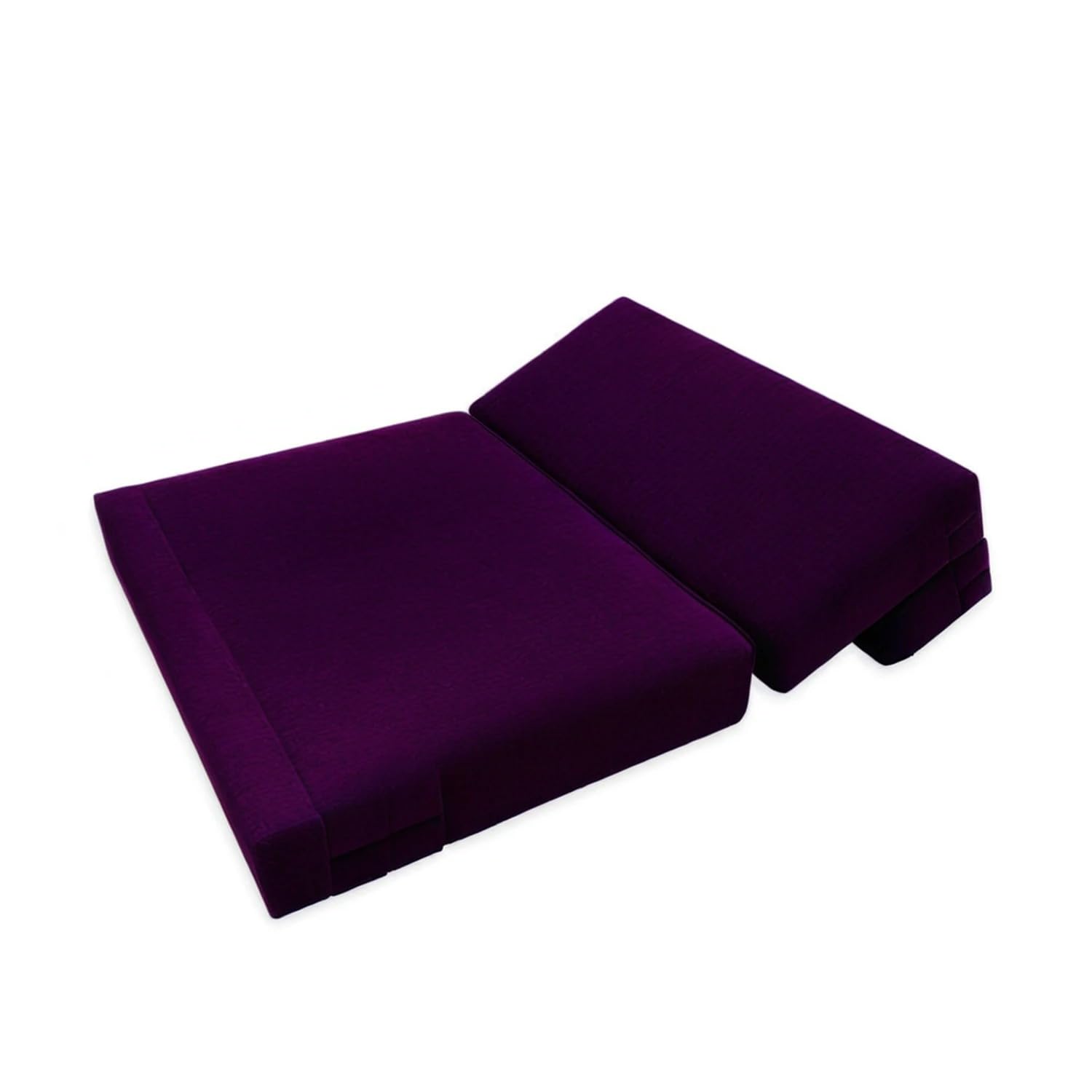 PUM PUM EPE Foam 2 Seater Sofa Cum Bed – 36 Inch Wide Convertible Sofa for Living Room & Guest Use, Lightweight & Foldable, Multipurpose Floor Seating,Purple - Image 5