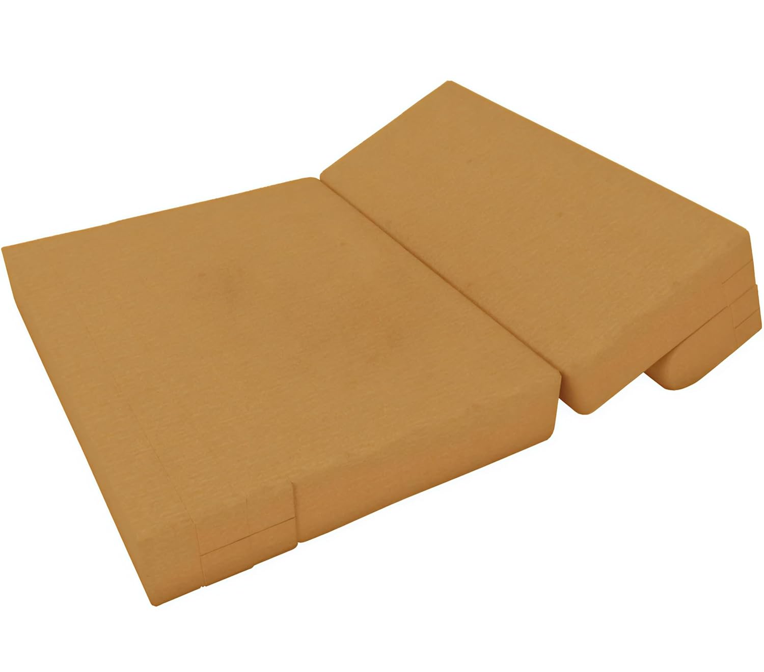 Sofa Cum Bed, 3x6 ft, Golden Colour, 7-inch Thick, Compact Design for Living Room - Image 6