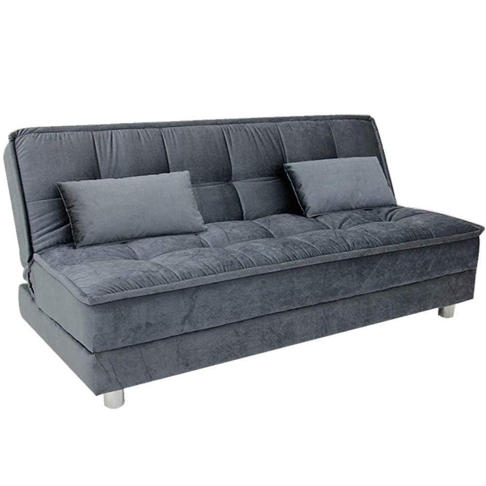 Sleepify Gaiety 3 Seater Fabric Sleeper Supersoft Sofa Cum Bed - (Grey) - Image 3