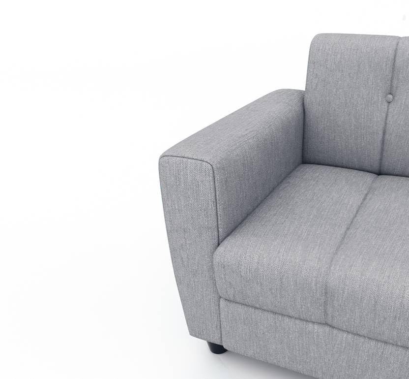Furniture 3 Seater Fabric Sofa Set for Living Room Furniture | Fabric 3 Seater Sofa Set | Sofa for Home & Office | Fabric (Grey) - Image 7