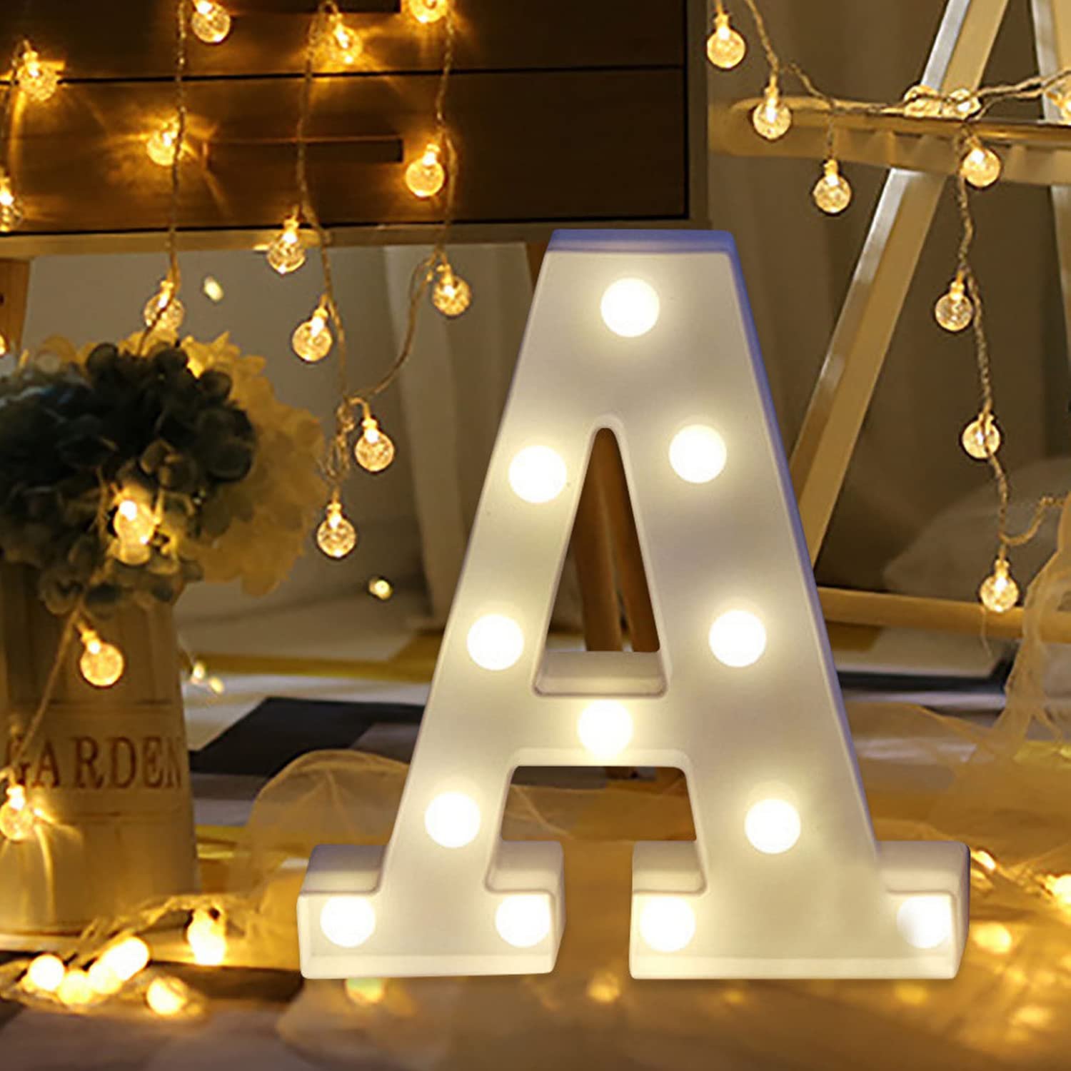 Party Propz A Letter Light, Marquee Alphabet Light Letters for Room Decor Lights, Led Letters Alphabet for Decoration, Led Alphabet Letters, Letter Light for Room Decor, Letter Lights for Birthday - Image 2
