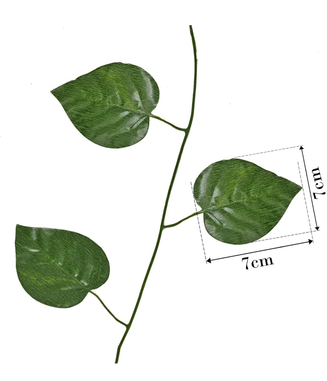 VRB Dec Polyester Pack Of 6 Fake Vines With Leaves Artificial Ivy Garland Fake Ivy Leaves For Bedroom, Artificial Greenery Garlands Hanging Vines For Room Decor Wedding Wall ,Money Creeper - Image 3