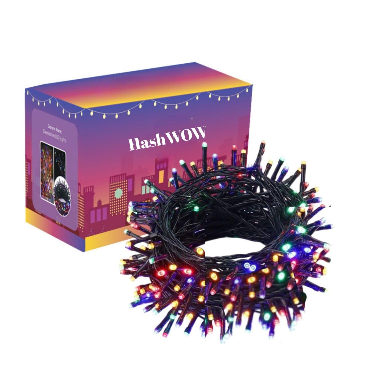 10 Meter LED Decorative String Fairy Rice Diwali Lights for Decoration for Home Indoor and Outdoor Lights, Festival, Party, Garden, Diwali, Christmas, Ramadan, Wedding (Multicolour Pack of 1) - Image 2