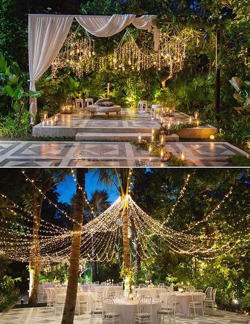 DesiDiya® 35 Feet Long LED Power Pixel Serial String Light, 360 Degree Light in Bulb | Copper Led Pixel String Light for Home Decoration,Diwali,Christmas(Warm White) Pack of 1 - Image 5